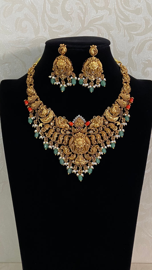 Antique Bridal Necklace Set | Indian Jewelry In USA