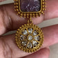 Carved Stone Pendant Antique Kante Set | Traditional Jewelry In USA