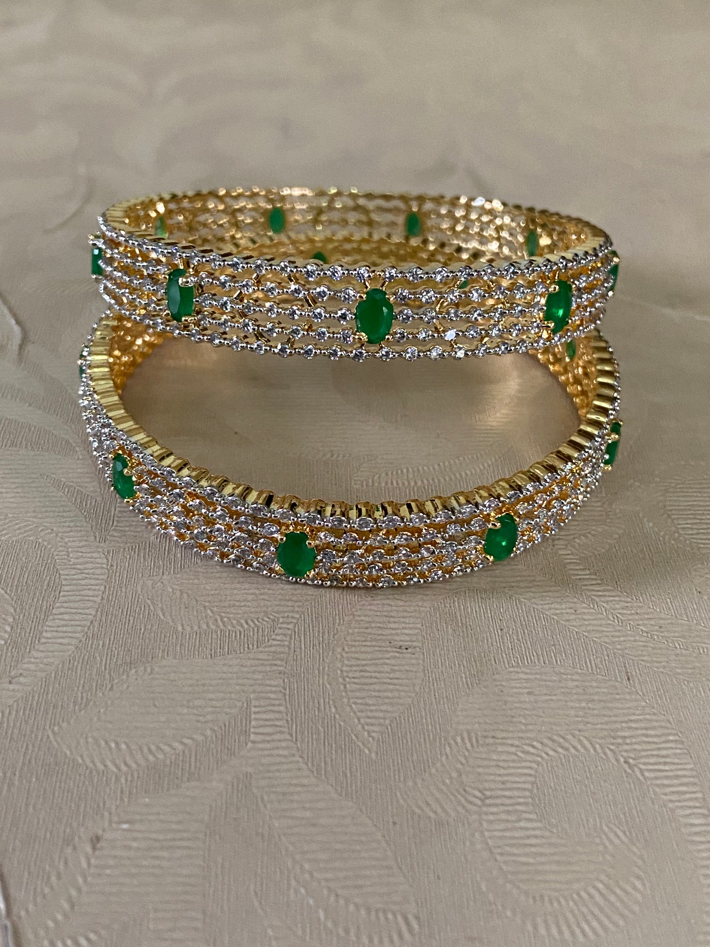 Classic CZ  Bangles | Indian Bangles In USA