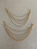 5Line Pearl Ear chains | Hair accessories | Champaswaralu