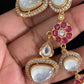 Kundan Fusion Natural Stones Necklace Set | Indian jewelry In USA