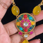 Natural Stones Kundan Necklace Set | Indian jewelry In USA