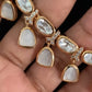 Kundan With MOP Fusion Necklace Set | Indian Jewelry In USA | Gift Idea