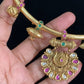 Antique Ruby Green Hasli Necklace Set | Traditional Jewelry In USA