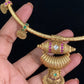 Antique Ruby Green Hasli Necklace Set | Traditional Jewelry In USA