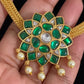 Jadau Kundan Pendant Nanu Patti Necklace | Indian Jewelry In USA
