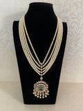 Polki Pendant Pearl Necklace | Latest Indian Jewelry