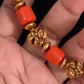Coral Nakshi Beads Necklace With Studs | Traditional Jewelry In USA