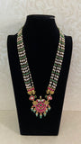 Jadau Kundan Pendant Beads Necklace | Latest Indian Jewelry In USA