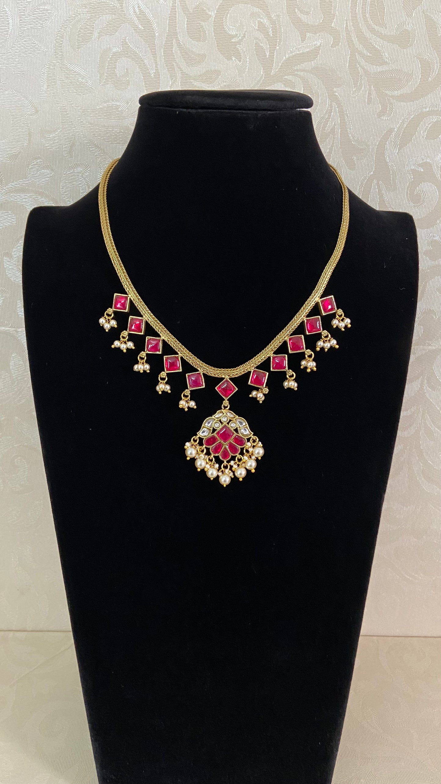 Antique Polki Kundan Necklace | Indian Jewelry In USA | Gift Idea