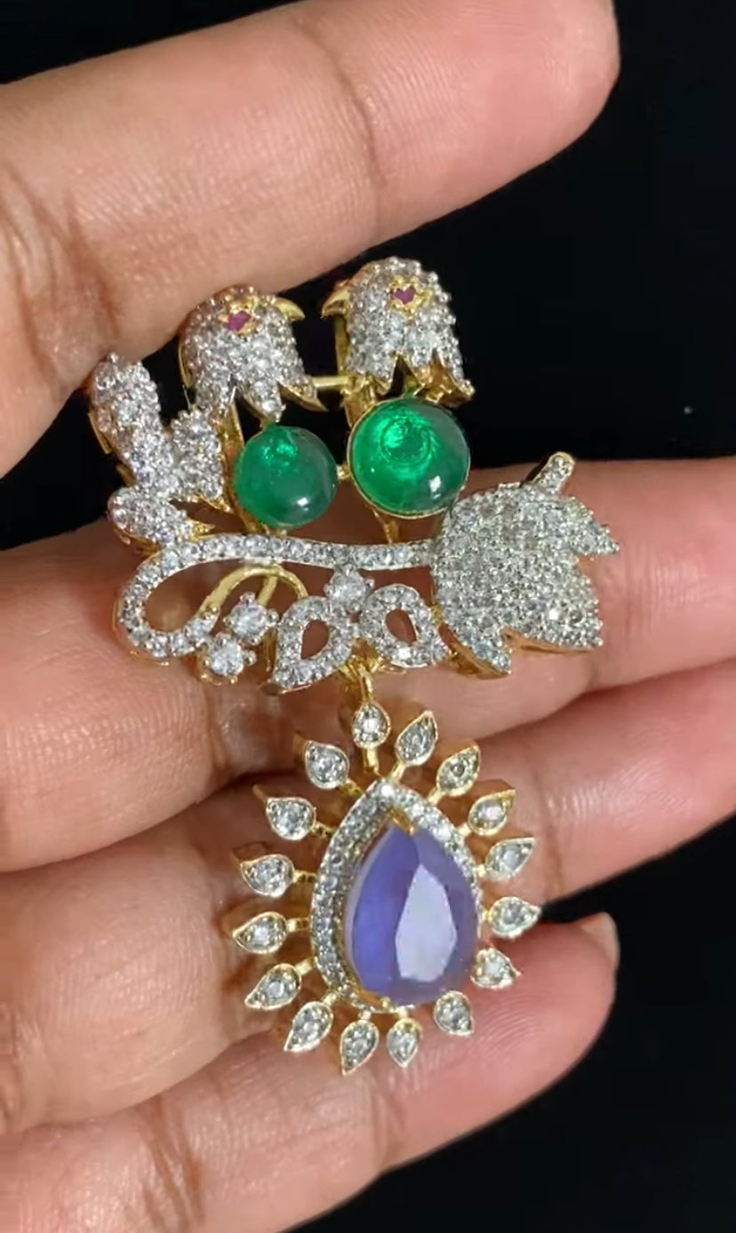 AD Bird Pendant Set | Latest Jewelry In USA
