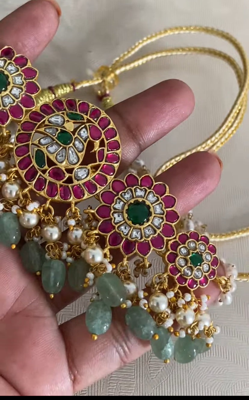 Jadau Kundan Choker Set | Traditional Jewelry In USA | Gift Ideas