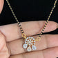 AD Pendant Mangalsutra Set | Simple Blackbead Necklace
