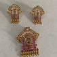 Kemp Siva Linga Pendant Set | Traditional Indian Jewelry