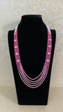 Premium Beads CZ Side Pendants Mala | Indian Jewelry In USA