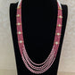 Premium Beads CZ Side Pendants Mala | Indian Jewelry In USA