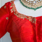 Rawsilk Embroidery Blouse | Party Wear Blouse | Saree Blouses in USA