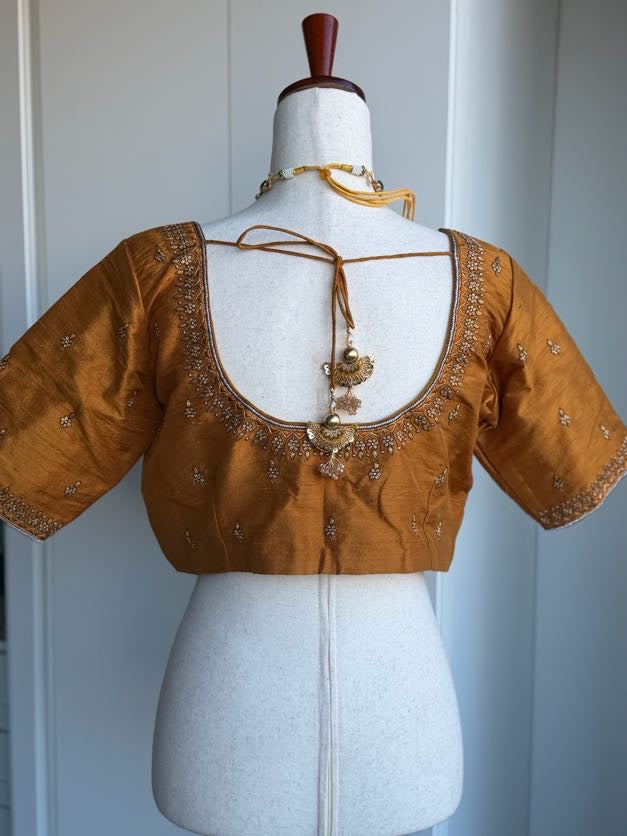 Rawsilk Embroidery Blouse | Party Wear Blouse | Readymade Blouses in USA