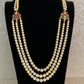 Jadau Kundan Side Pendants Pearl Necklace | Groom Necklace | Indian Jewelry in USA