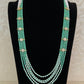 Premium Beads CZ Side Pendants Mala | Indian Jewelry In USA