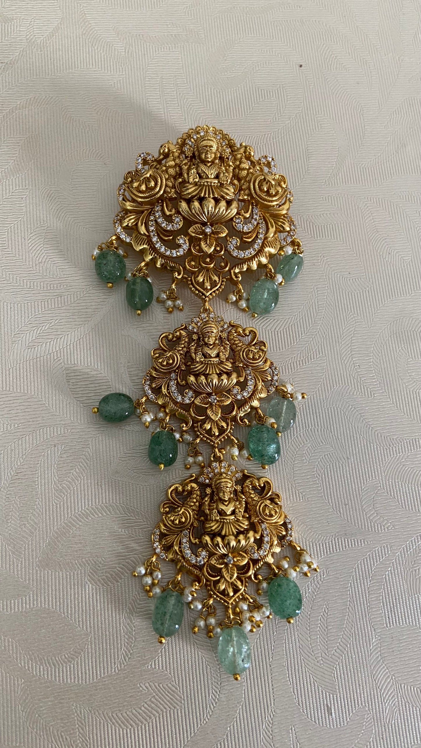 Antique AD Hair Accessories |  Hair Choti   | Traditional Indian Jewelry