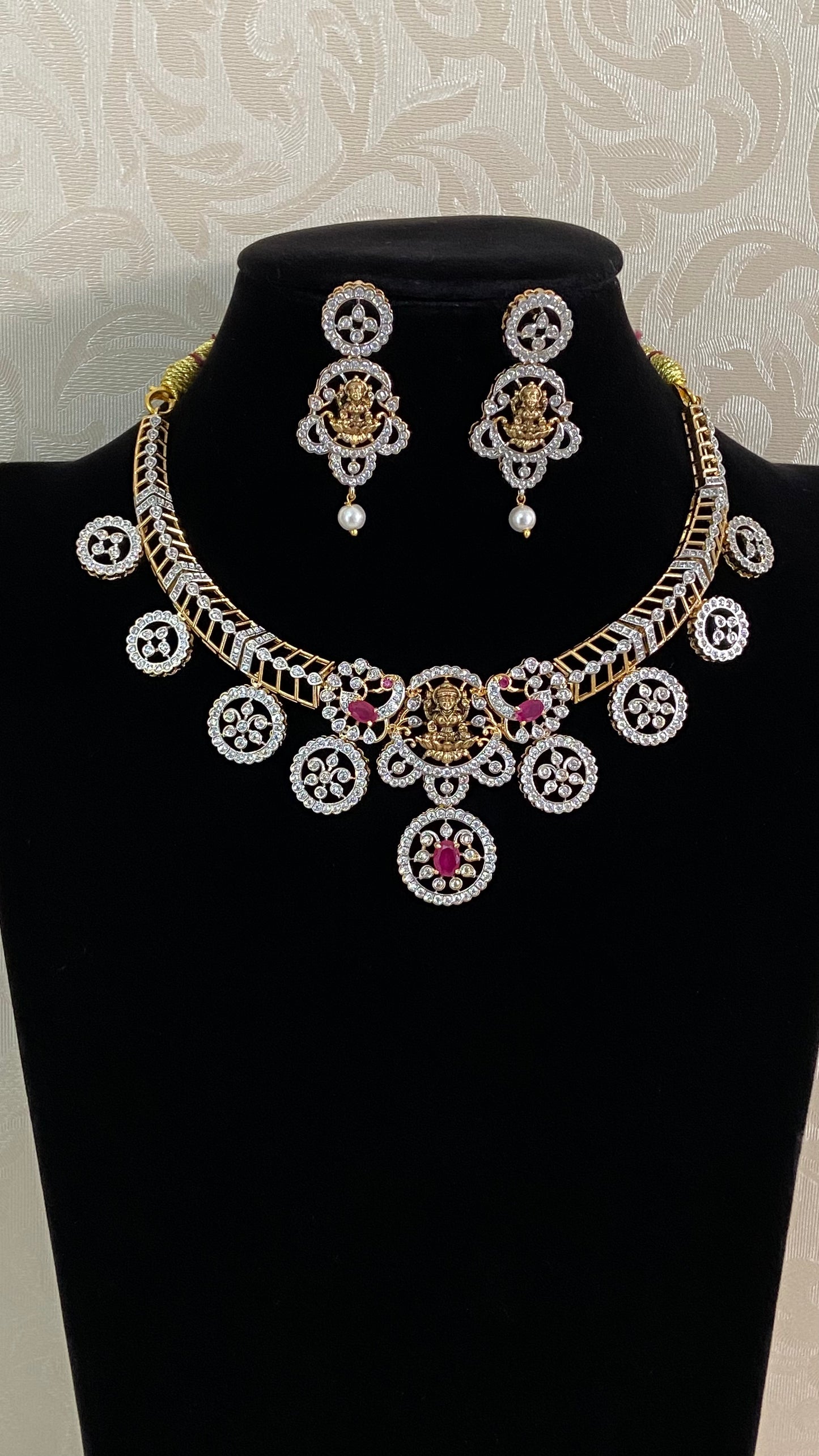 AD Kante Necklace Set |  Indian Jewelry In USA | Gift Idea
