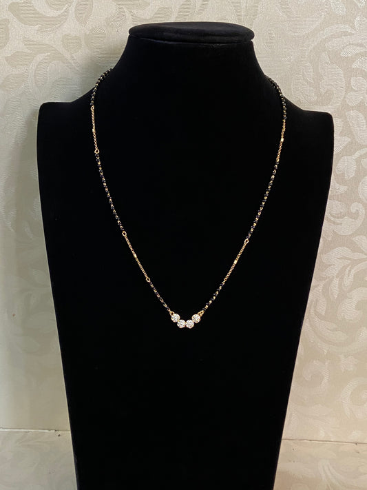 AD Blackbeads Necklace | Tradition Mangalasuta