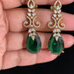 CZ Mehndi Plating Earrings | Indian Jewelry In USA