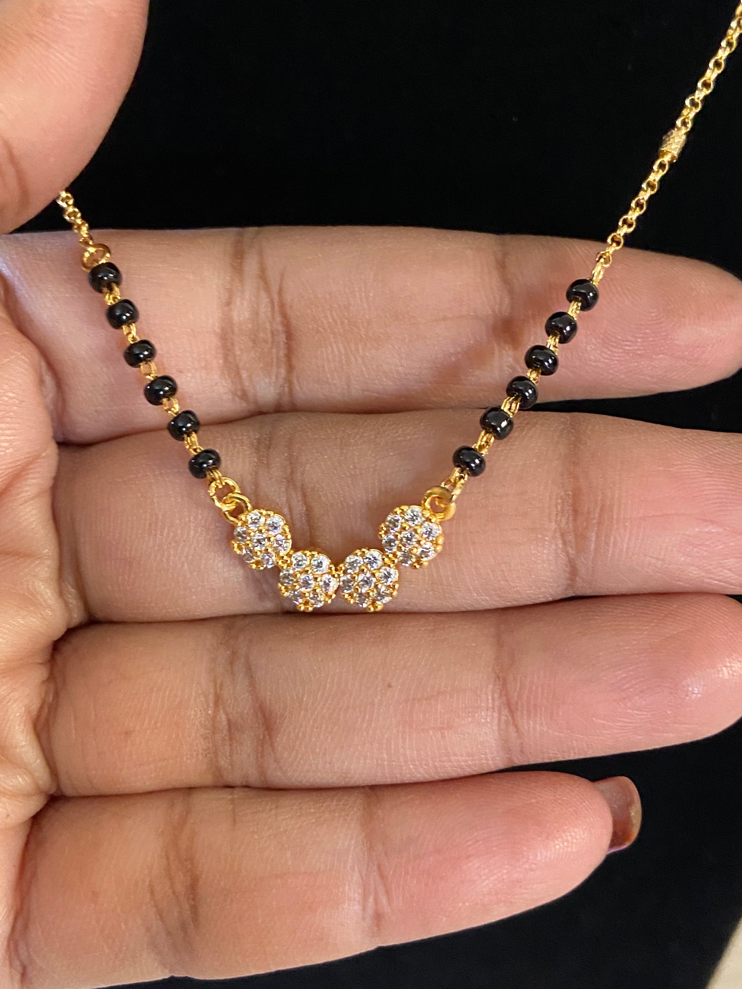 AD Blackbeads Necklace | Tradition Mangalasuta