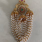 Peacock Pearl Hanging Hair Accessories | Pearl Hair Choti   | Traditional Indian Jewelry
