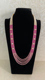 Premium Beads CZ Side Pendants Mala | Indian Jewelry In USA