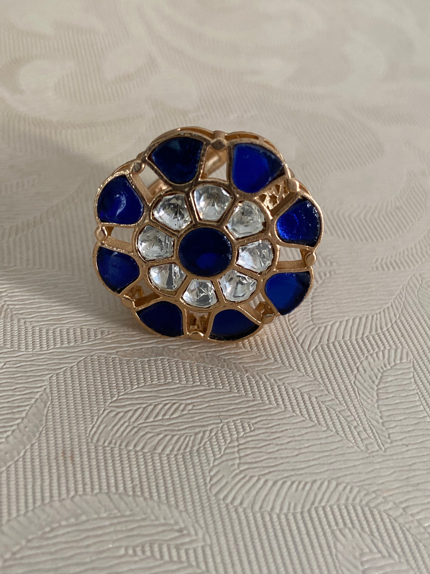 Kundan Finger Ring | Adjustble Finger Ring