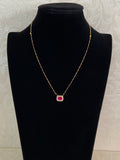 AD Pendant Simple Mangalasutra | Black Beads Necklace