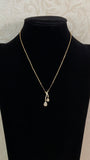 Simple AD Black Beads Necklace | Traditional Mangalasutra