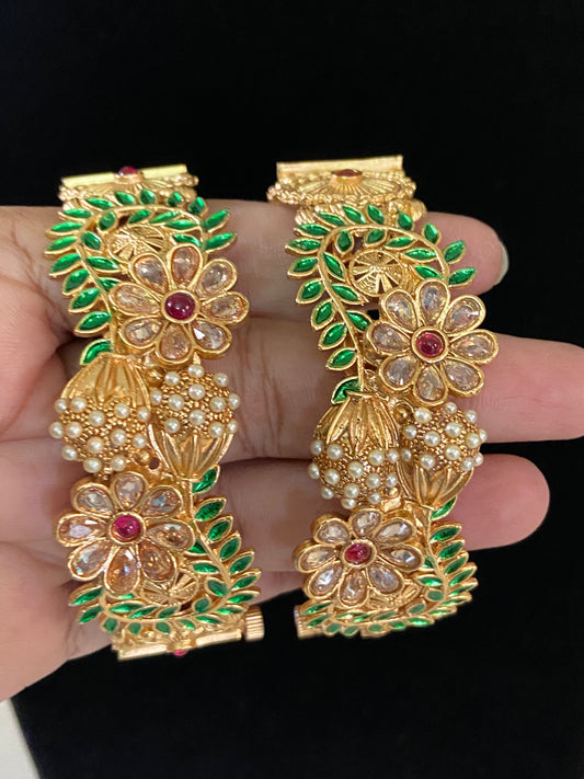 Menakari Antique Bangles | Openable Bangles