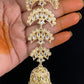 Kundan Pearl Jumki Hair Accessories | Hair Choti | Traditional Indian Jewelry