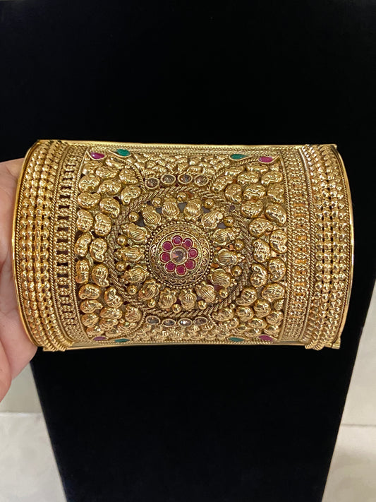 Premium Antique Bridal Kada | Rajwadi Openable Bangle