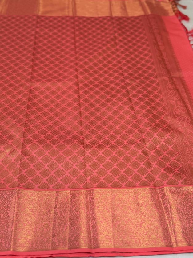 Kanjivaram Silk Saree | Indian Traditional Kanchi Silk Saree | Bridal Saree