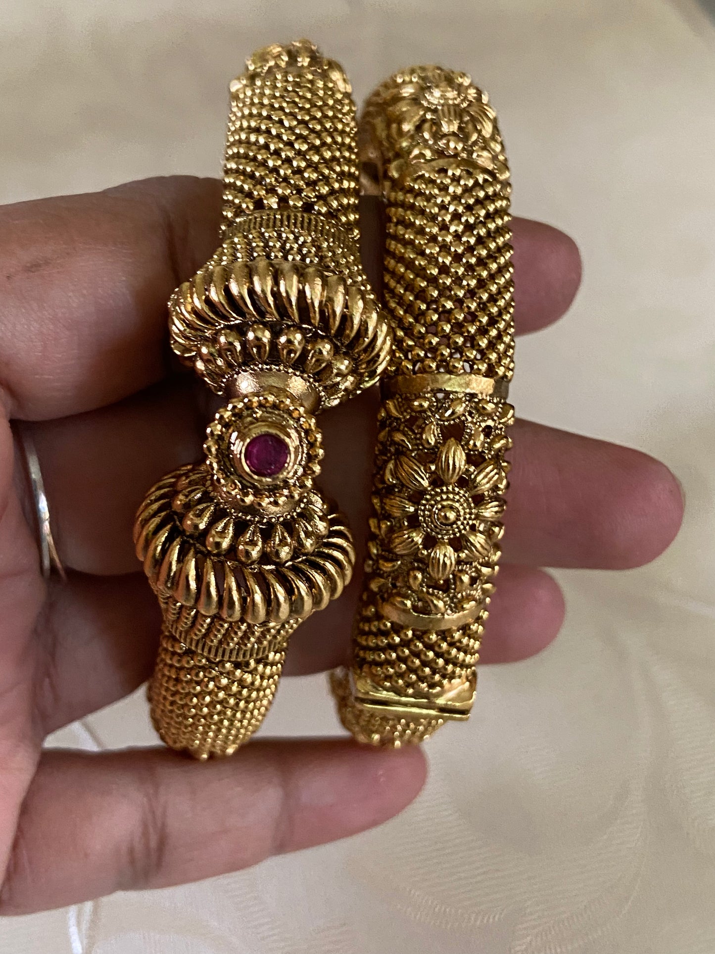 Traditional Antique Bangles | Temple Inspired Kadas