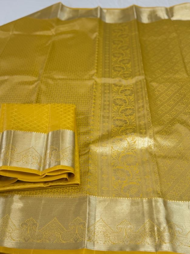 Kanjivaram Pattu Saree | Indian Traditional Saree | Bridal Saree