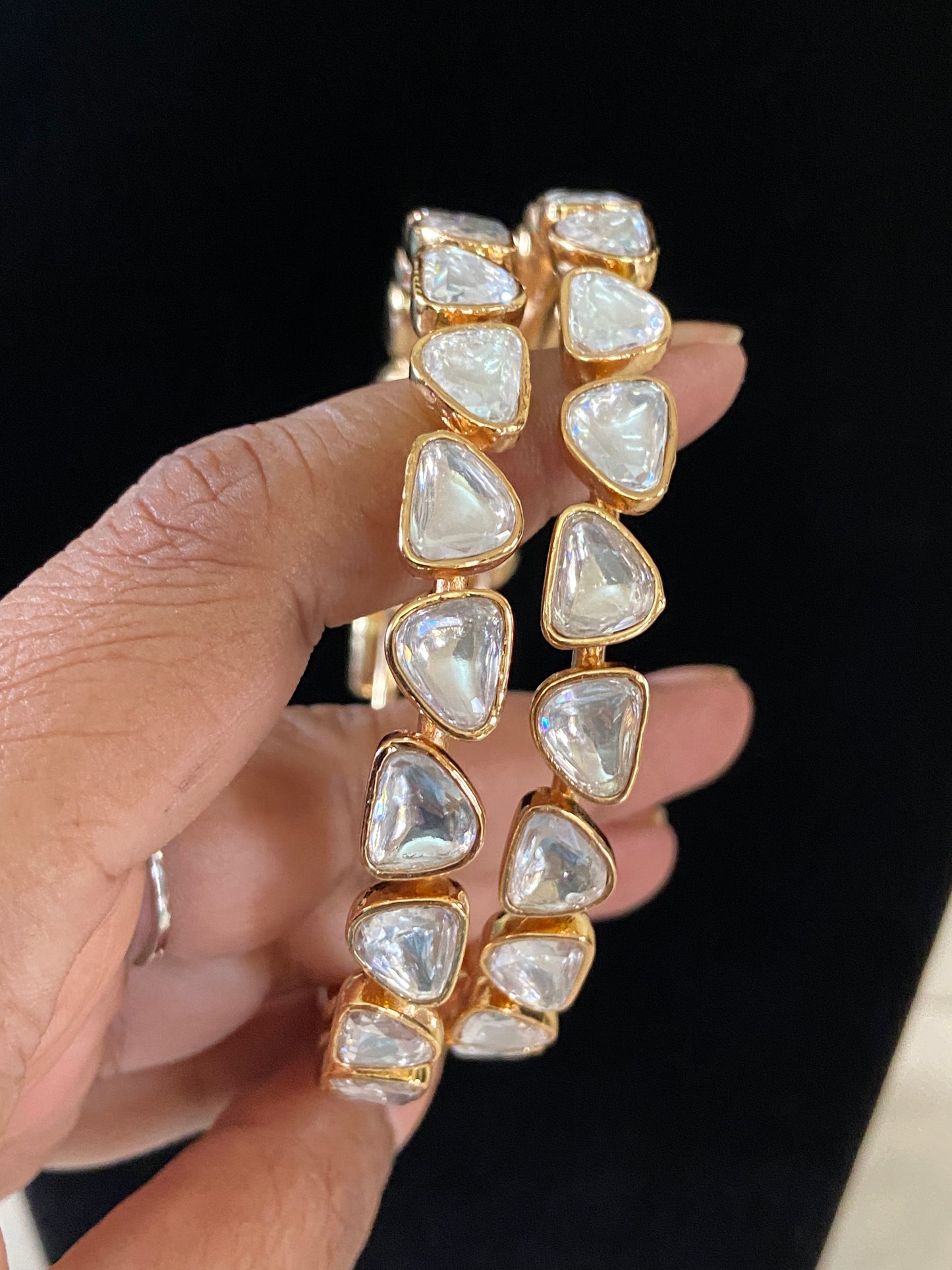 Polki Kundan Bangles | Indian Bangles In USA