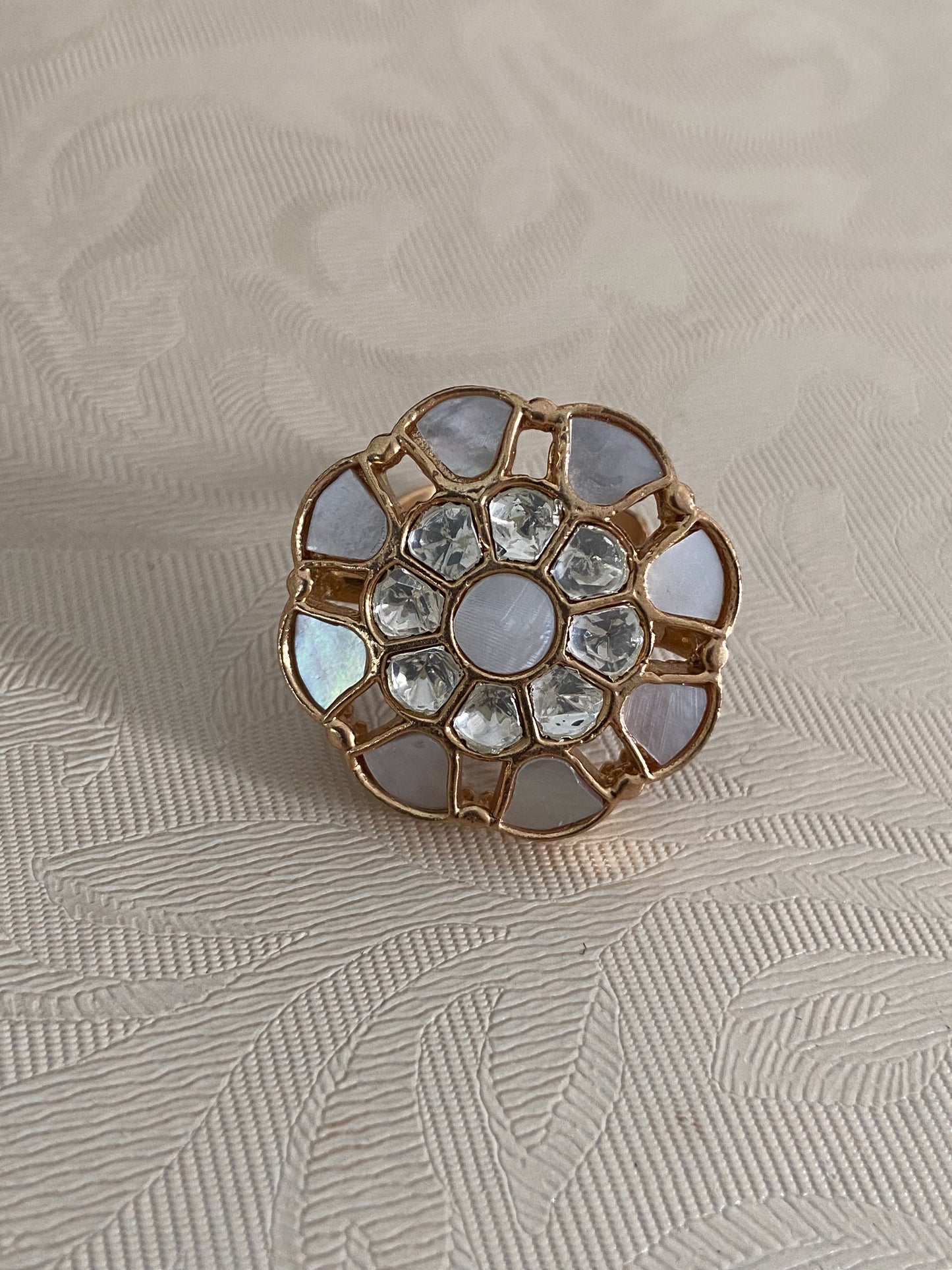 Kundan Finger Ring | Adjustble Finger Ring