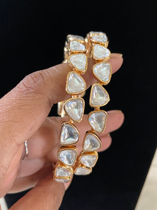 Polki Kundan Bangles | Indian Bangles In USA