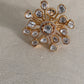 Moissanite Kundan Finger  Ring | Adjustable Finger Ring