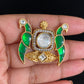 Beautiful Kundan Peacock Finger Ring | Adjustable Finger Ring