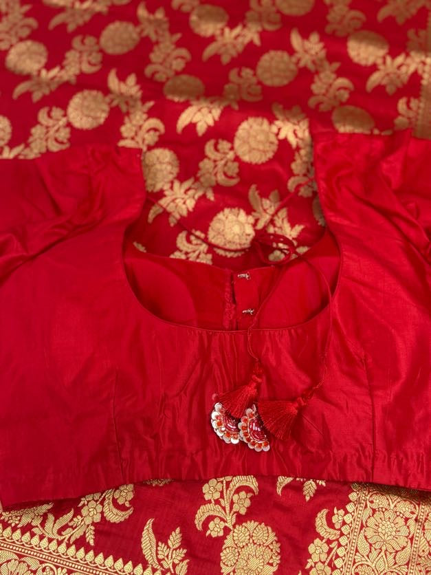 Pure Banaras Jaal Saree | Traditional Indian Sarres In USA | Silk Mark Certified Saree