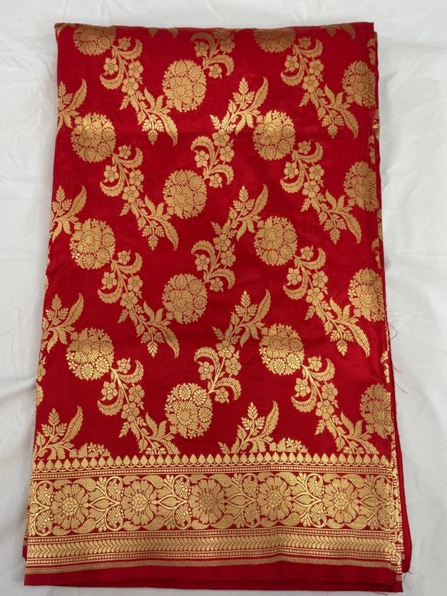 Pure Banaras Jaal Saree | Traditional Indian Sarres In USA | Silk Mark Certified Saree