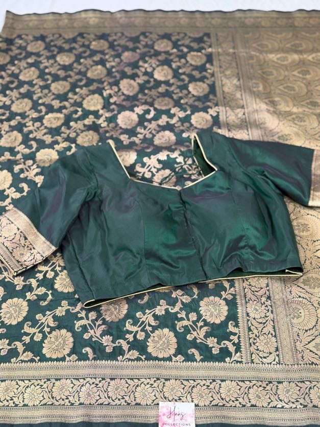 Pure Banaras Jaal Saree | Traditional Indian Sarres In USA |  Silk Mark Certified Saree