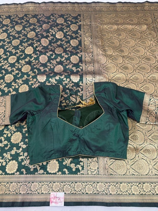 Pure Banaras Jaal Saree | Traditional Indian Sarres In USA |  Silk Mark Certified Saree