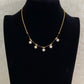AD Flower Drop Mangalasutra | Simple Black Beads Necklace